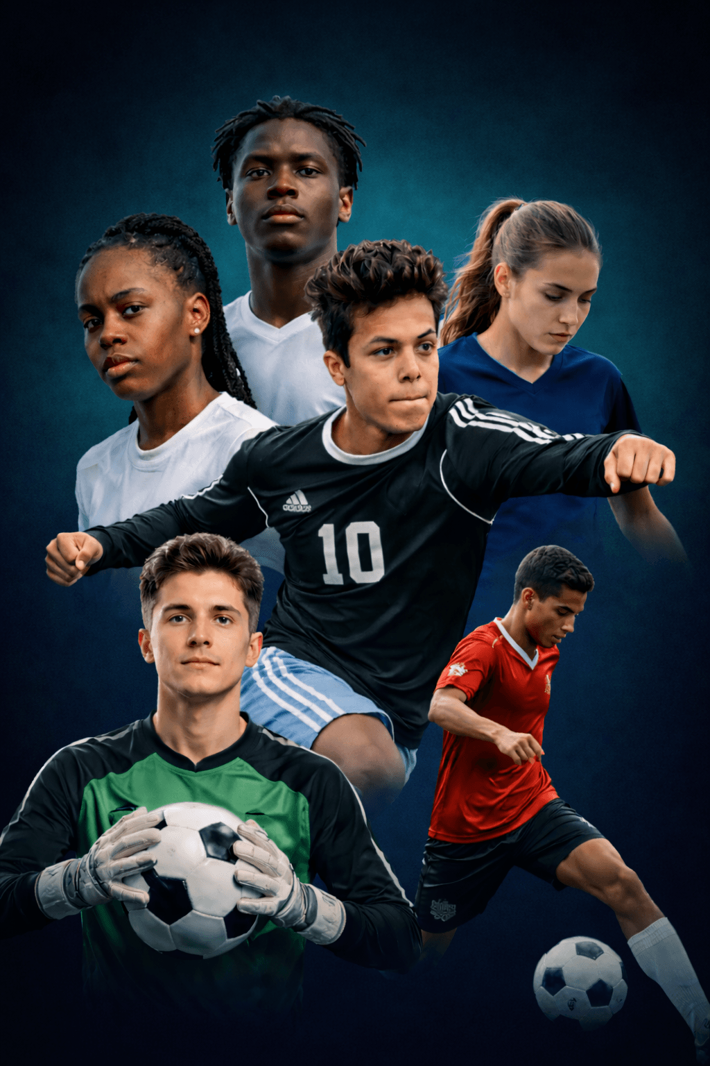 Spelare från olika divisioner i Breakout