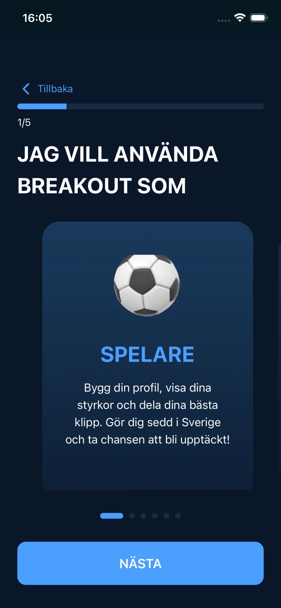 Översikt av Breakout appen